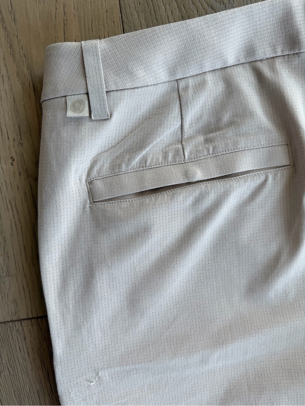 lululemon athletica Men's Five Pocket Slim Stretch Chinos Light Tan Size 34 - Picture 6 of 6